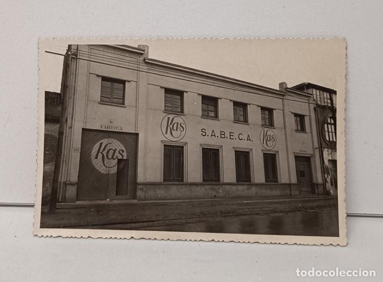 Fotograf&iacute;a antigua: Fotograf&iacute;a primera f&aacute;brica de KAS en Jove (Gij&oacute;n) 1960
