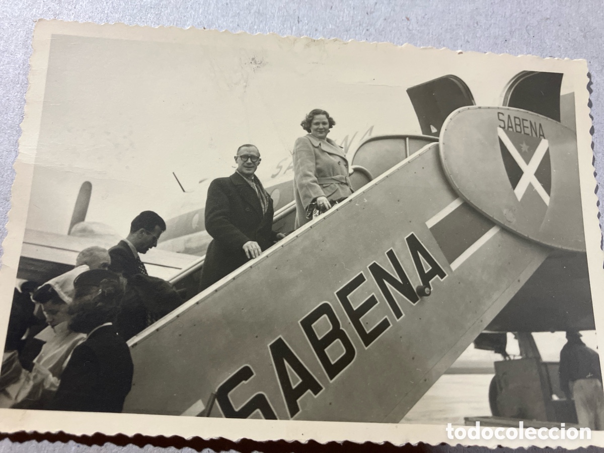 Fotograf&iacute;a antigua: Sabena bruselas a&ntilde;os 50