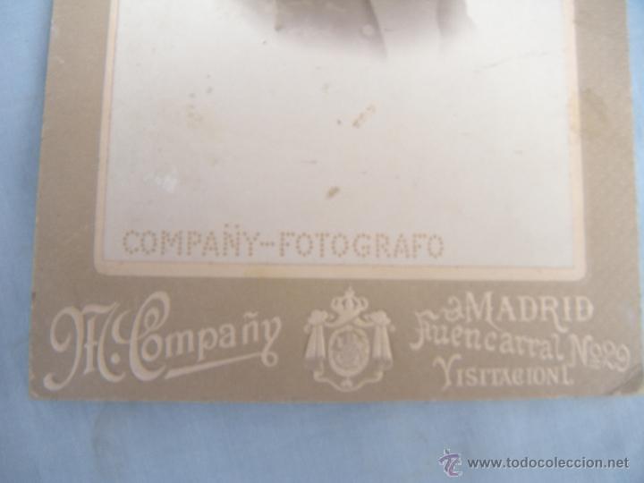 Fotograf&iacute;a antigua: FOTO DE M. COMPA&Ntilde;I MADRID - Foto 4