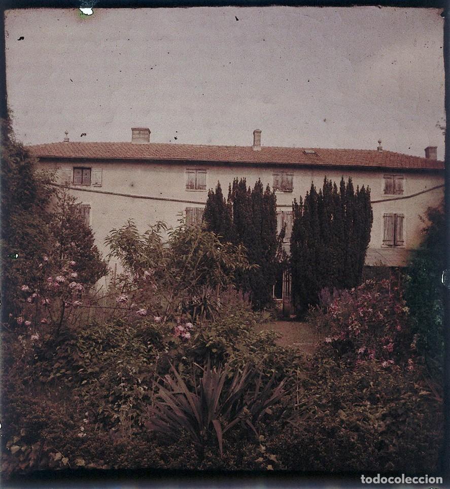 Fotograf&iacute;a antigua: AUTOCROMO DE CRISTAL 6 X 9 cm.