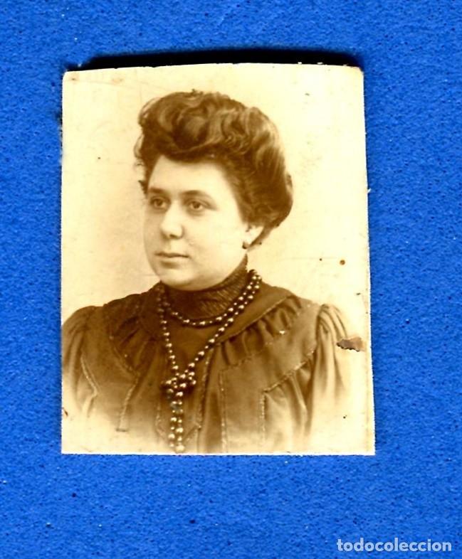 Fotograf&iacute;a antigua: ANTIGUA FOTOGRAFIA RETRATO DE MUJER