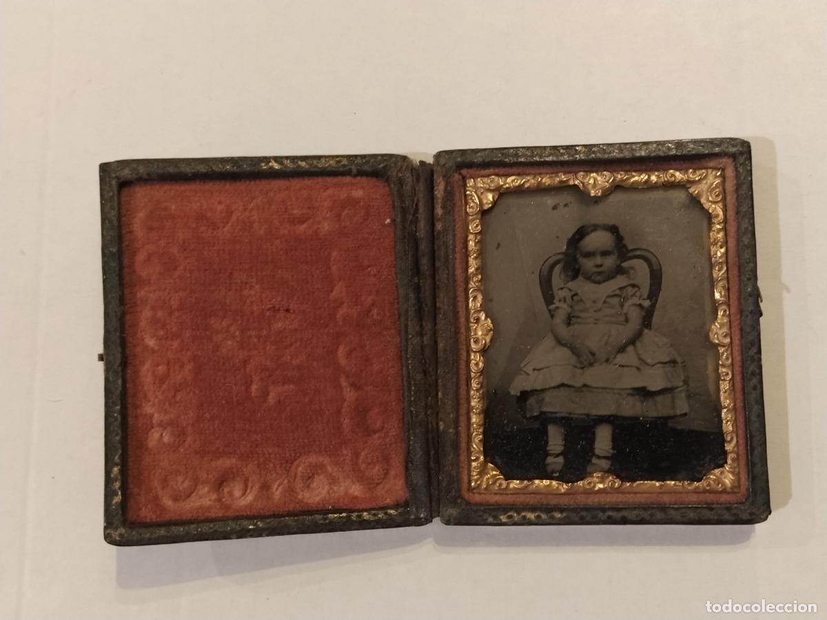 Fotograf&iacute;a antigua: DAGUERROTIPO FOTOGRAFIA ANTIGUA ORIGINAL - NI&Ntilde;A POSTMORTEM ?? -VER FOTOS-(K-15.424)