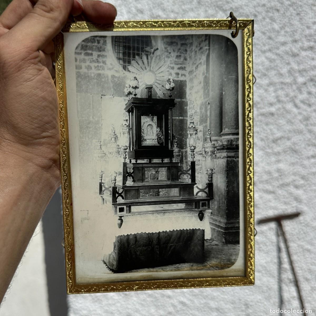 Fotograf&iacute;a antigua: XIX - ANTIGUA FOTOGRAF&Iacute;A DE LA VIRGEN DE LA CUEVA SANTA - BENIARRES - ALTURA - SEGORBE - PROCESION