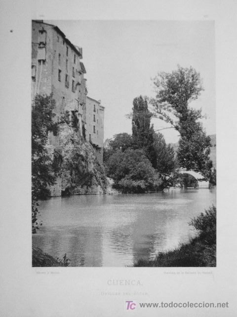 Fotograf&iacute;a antigua: CUENCA. ORILLAS DEL JUCAR - Foto 1