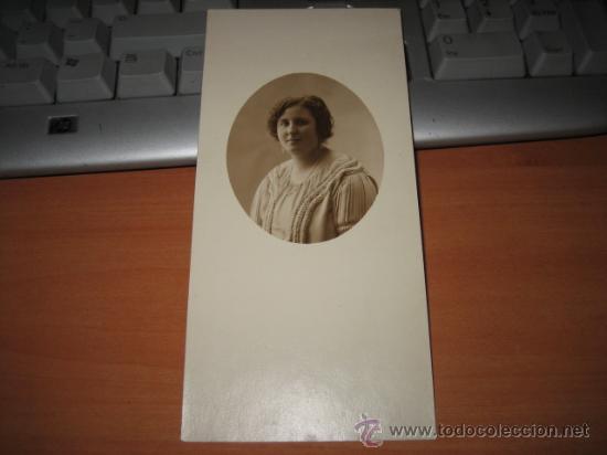 Alte Fotografie: ANTIGUA FOTOGRAFIA MUJER