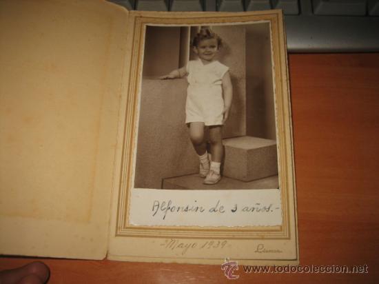 Antique Photography: FOTOGRAFIA NIN&Ntilde;O LEUMAN GIJON 1939