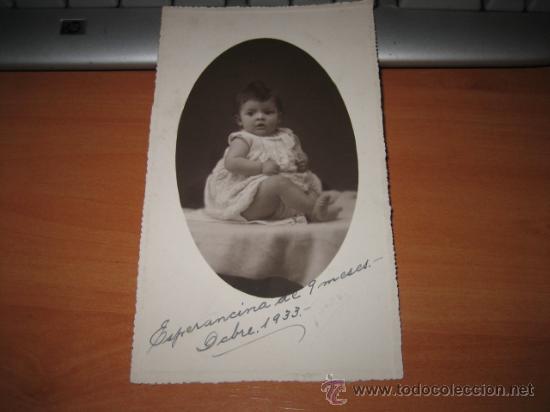 Fotografia antiga: ANTIGUA FOTOGRAFIA NI&Ntilde;A