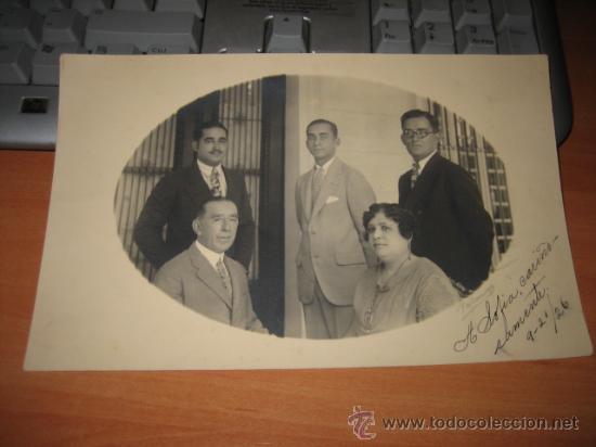 Fotograf&iacute;a antigua: ANTIGUA FOTOGRAFIA GRUPO FECHADA 1926