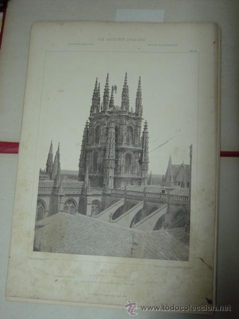 Fotograf&iacute;a antigua: FOTOGRAFIA BURGOS CATEDRAL CIMBORIO A&Ntilde;OS 20