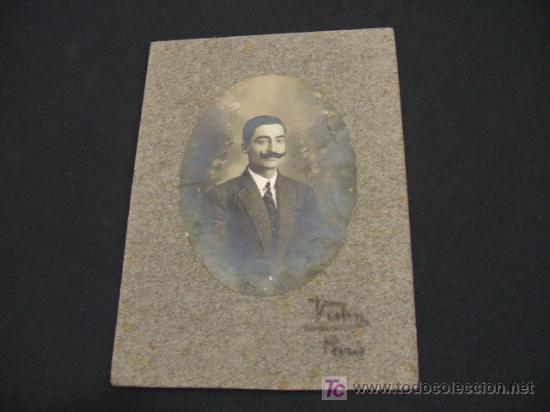 Fotograf&iacute;a antigua: FOTOGRAFIA ANTIGUA - HOMBRE CON GRAN BIGOTE -