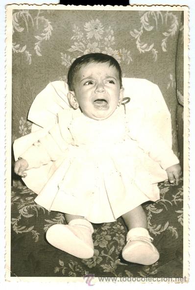 Fotografia antica: FOTO ANTIGUA ** BEB&Eacute; LLORANDO ** Fotos FAURA