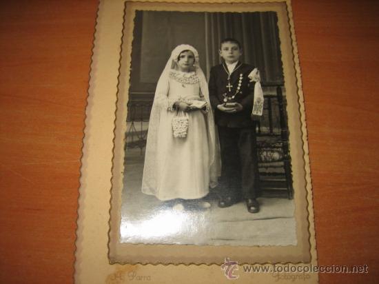 Alte Fotografie: FOTOGRAFIA NI&Ntilde;OS DE COMUNION FOTOGRAFO A. PARRA