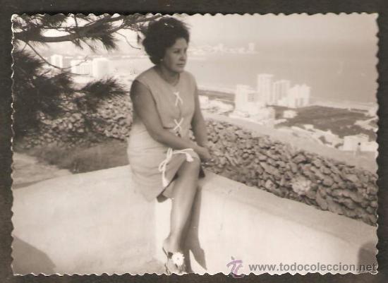 Fotograf&iacute;a antigua: CULLERA AL FONDO. - Foto 1
