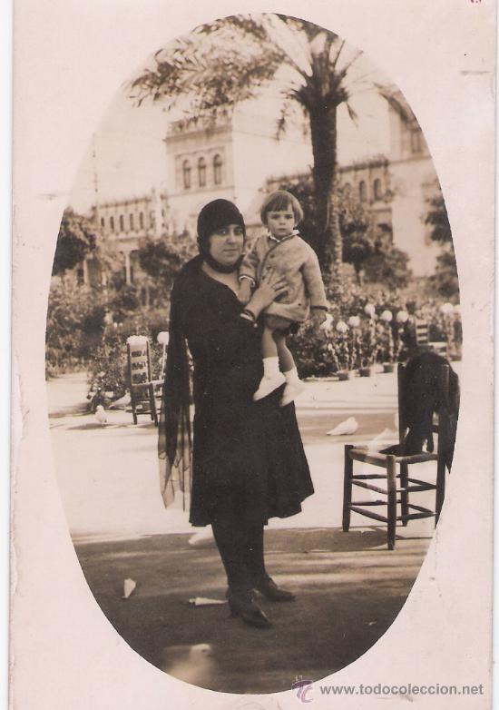 Fotograf&iacute;a antigua: Foto tama&ntilde;o postal. - Foto 1