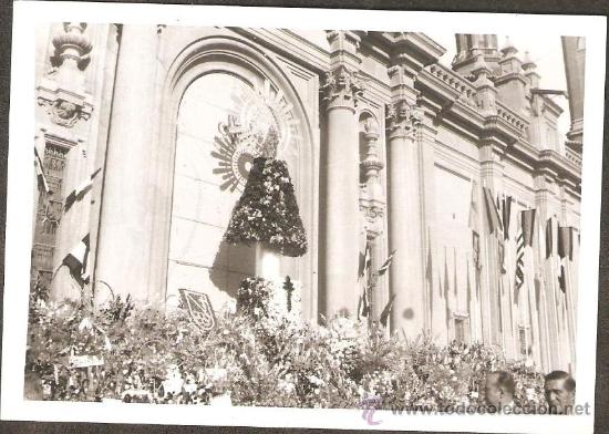 Fotograf&iacute;a antigua: zaragoza. virgen del pilar - Foto 1