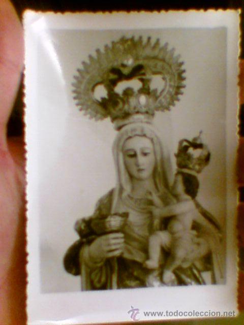 Fotograf&iacute;a antigua: Fotografia foto Virgen del Pilar a&ntilde;os 60