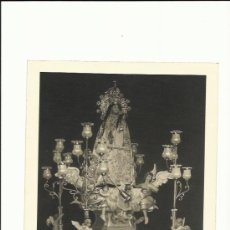 Fotografía antigua: VIRGEN DE GRACIA PATRONA DE GORGA (ALICANTE) AÑO 1960