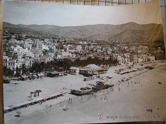 Fotograf&iacute;a antigua: FOTOGRAFIA SITGES PLAYA 1933 - Foto 1