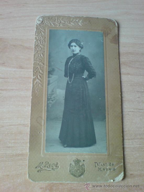 Fotograf&iacute;a antigua: FOTO MUJER PRINCIPIOS SIGLO XIX
