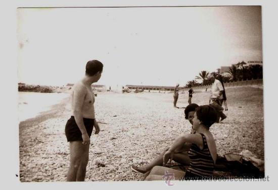 Fotografia antica: VINAROZ. PLAYA A&Ntilde;OS 60