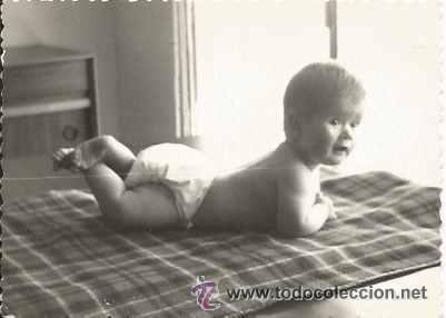 Fotografia antiga: ** D387 - FOTOGRAFIA - PRECIOSO BEB&Eacute;