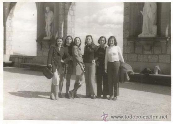 Alte Fotografie: *** PG185 - FOTOGRAFIA - GRUPO DE AMIGAS - 18 X 13 CM.