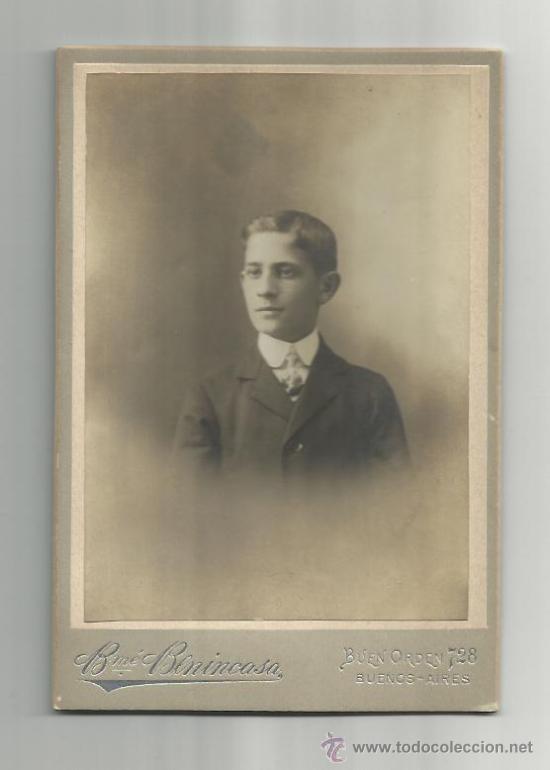 Fotograf&iacute;a antigua: JOVEN -A&ntilde;o 1907 - Foto 1