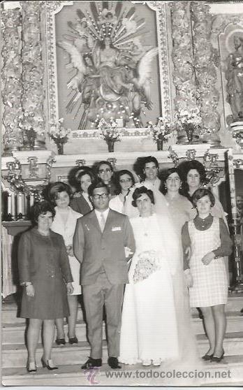 Antique Photography: *** CC131 - FOTOGRAFIA - PAREJA DE NOVIOS CON SUS AMIGOS