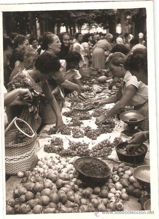 Fotograf&iacute;a antigua: BLANES. MERCADO - Foto 1