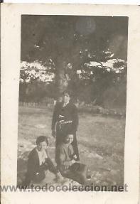 Fotograf&iacute;a antigua: *** D11 - 494 - FOTOGRAFIA PEQUE&Ntilde;O FORMATO - TRES AMIGAS - 7 X 5 CM.