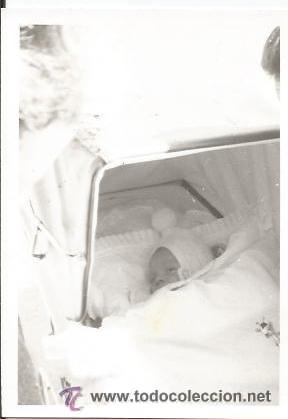 Fotografia antica: :::: G113 - FOTOGRAFIA - BEB&Eacute; DURMIENDO EN SU COCHECITO