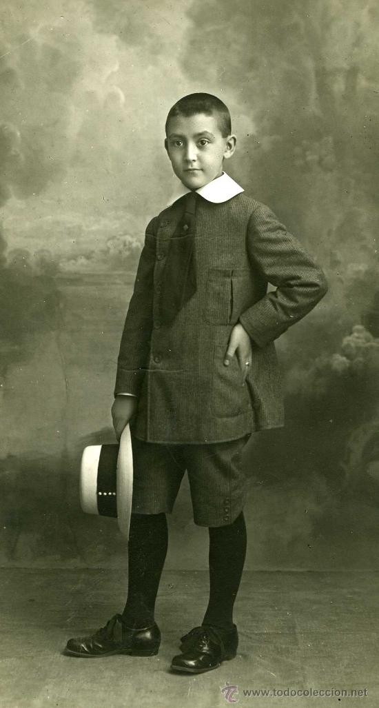 Fotografia antiga: FOTOGRAFIA NI&Ntilde;O CON TRAJE