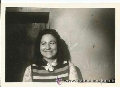 Fotografia antiga: *** G130 - FOTOGRAFIA - BONITA JOVEN