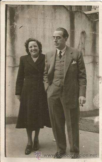 Fotograf&iacute;a antigua: ^^^ E346 - FOTOGRAFIA - ELEGANTE PAREJA