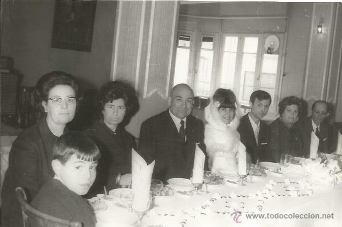 Fotograf&iacute;a antigua: *** PG219 - FOTOGRAFIA - BANQUETE DE BODA 1970 - 18 X 12 CM.