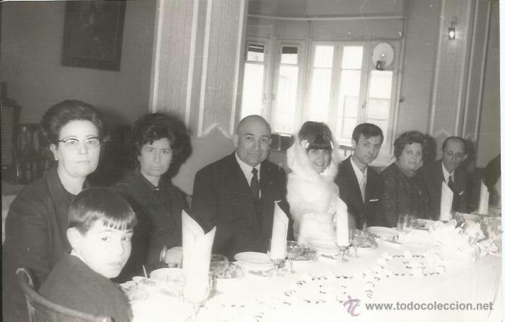 Fotograf&iacute;a antigua: ^^^ PG152 - FOTOGRAFIA - BANQUETE DE BODA - 18 X 11,5 CM.