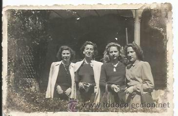 Fotograf&iacute;a antigua: ^^^ M119 - FOTOGRAFIA - CUATRO GUAPAS AMIGAS