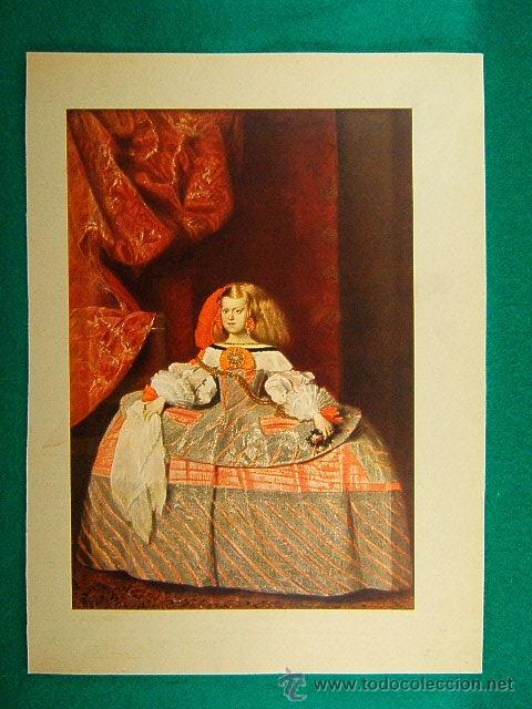 Fotograf&iacute;a antigua: RETRATO DE LA INFANTA DO&Ntilde;A MARGARITA-DIEGO VELAZQUEZ-MUSEO DEL PRADO-31X23 CM-2-1-A&Ntilde;O 1935..........