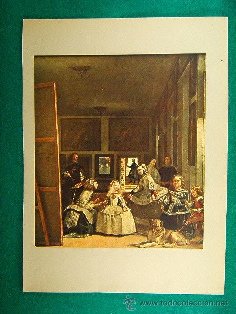 Fotograf&iacute;a antigua: LAS MENINAS-DIEGO RODRIGUEZ DE SILVA Y VELAZQUEZ-MUSEO DEL PRADO-31X23 CM-2-4-A&Ntilde;O 1935..............