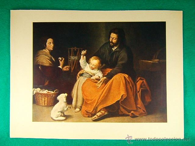 Fotograf&iacute;a antigua: LA SAGRADA FAMILIA-DEL PAJARITO-BARTOLOME ESTEBAN MURILLO-MUSEO DEL PRADO-31X23 CM-2-18-A&Ntilde;O 1935....