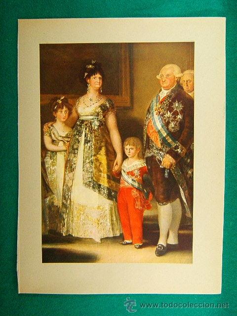 Fotograf&iacute;a antigua: LA FAMILIA DE CARLOS IV-GRUPO CENTRAL-FRANCISCO GOYA-MUSEO DEL PRADO-31X23 CM-2-52-A&Ntilde;O 1935.........