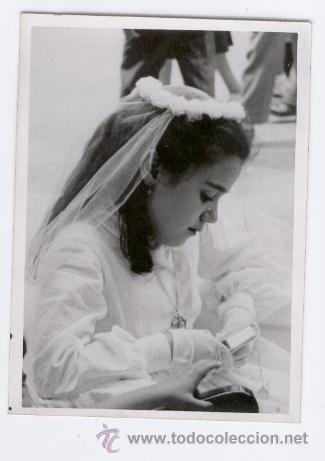 Fotografia antica: FOTO NI&Ntilde;A VESTIDA DE COMUNION
