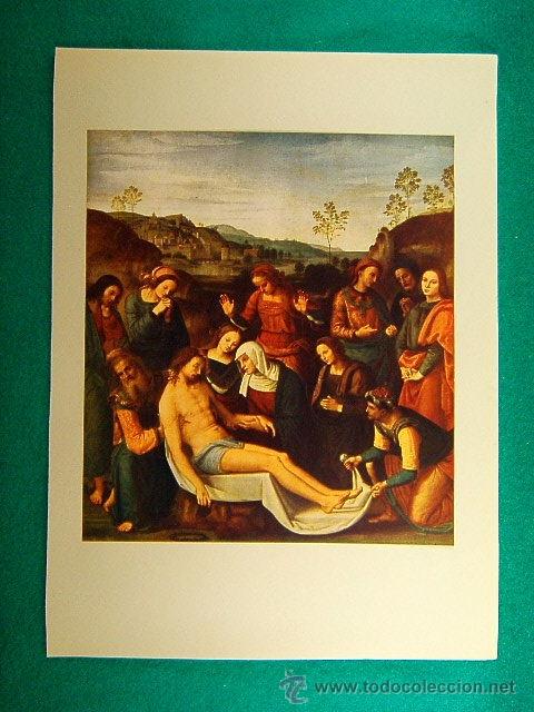 Fotograf&iacute;a antigua: PIEDAD-PIETRO VANNUCCI-EL PERUGINO-RENACIMIENTO-PALACIO PITTI-FLORENCIA-31X23 CM-4-18-A&Ntilde;O 1935......