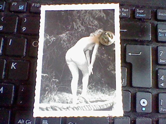 Fotograf&iacute;a antigua: Antigua fotograf&iacute;a chica desnuda erotica 8x 6 cms aprox
