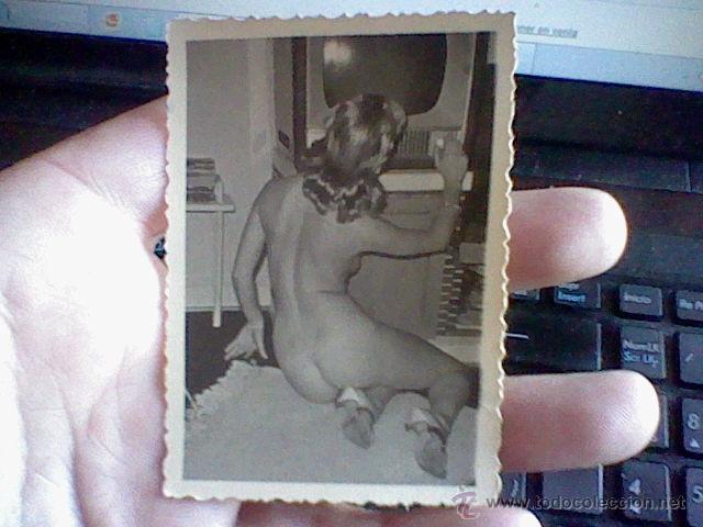 Fotograf&iacute;a antigua: DESNUDO CHICA SENSUAL Antigua fotograf&iacute;a muy est&eacute;tica erotica 8x 6 cms aprox