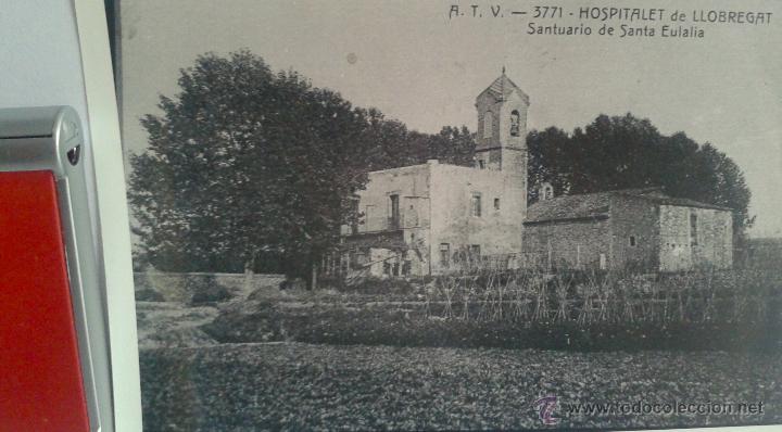 Fotografia antiga: ANTIGUA FOTO DE HOSPITALET DE LLOBREGAT-1- DE MEDIDAS 13X9 CTMS