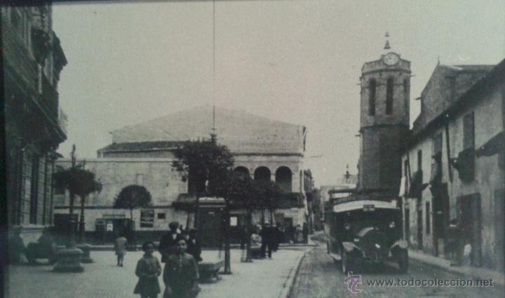 Fotografia antiga: ANTIGUA FOTO DE HOSPITALET DE LLOBREGAT-1- DE MEDIDAS 13X9 CTMS