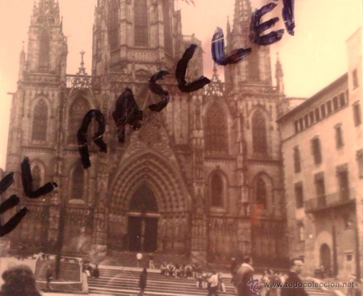Photographie ancienne: ANTIGUA FOTO DE BARCELONA-8- DE MEDIDAS 13X10  CTMS