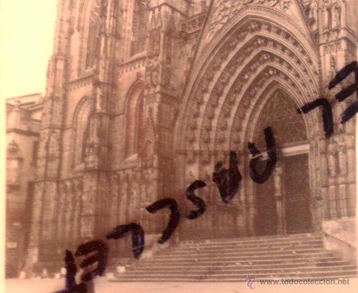 Photographie ancienne: ANTIGUA FOTO DE BARCELONA-8- DE MEDIDAS 13X10  CTMS