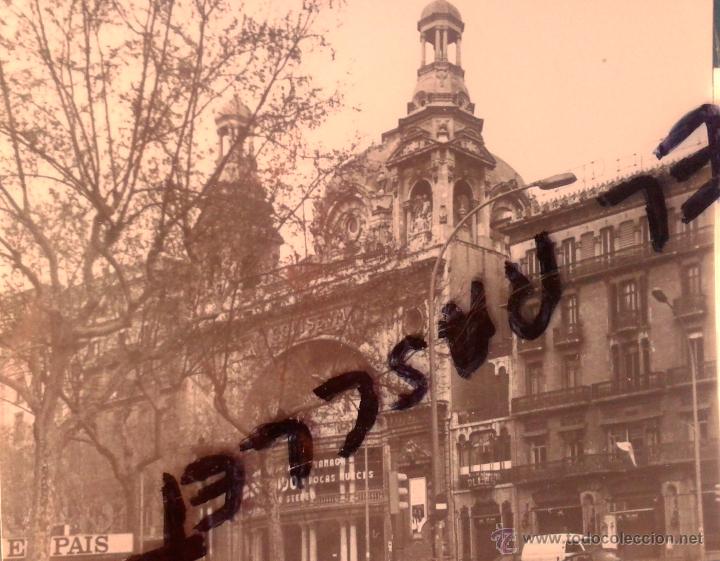 Photographie ancienne: ANTIGUA FOTO DE BARCELONA-8- DE MEDIDAS 13X10  CTMS